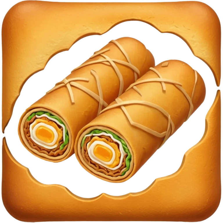 Egg roll emoji