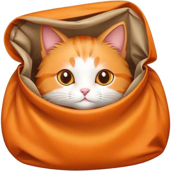 Cat a bag emoji