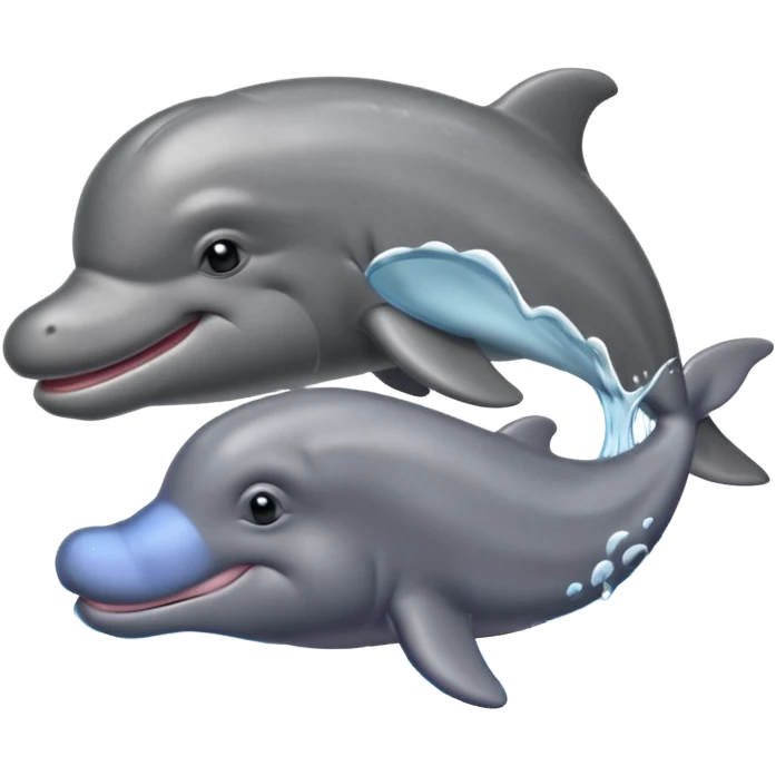dolphin + hippo emoji