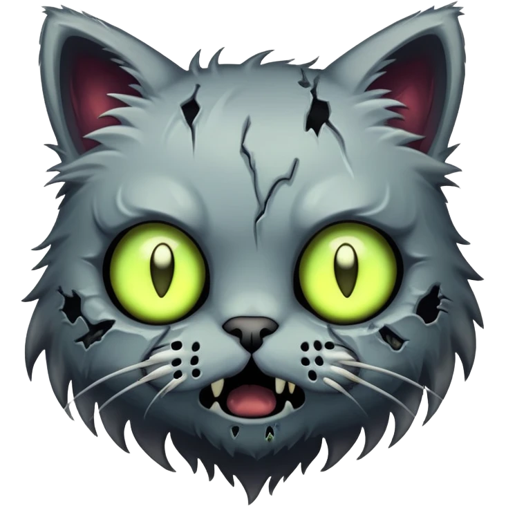 kitty zombie emoji