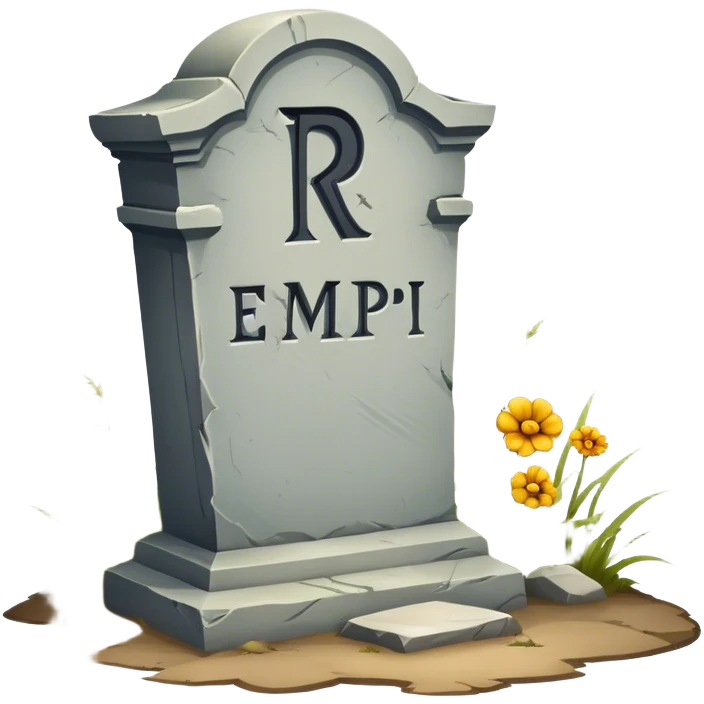 grave R.I.P emoji