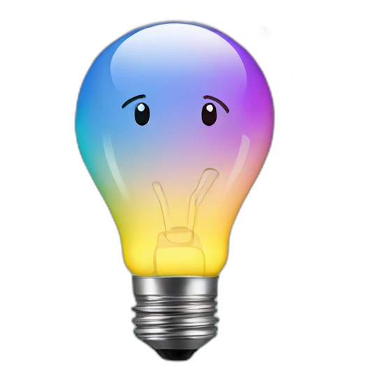 lightbulb with stars emoji
