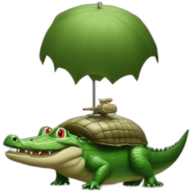 Bombe sur un crocodile  emoji