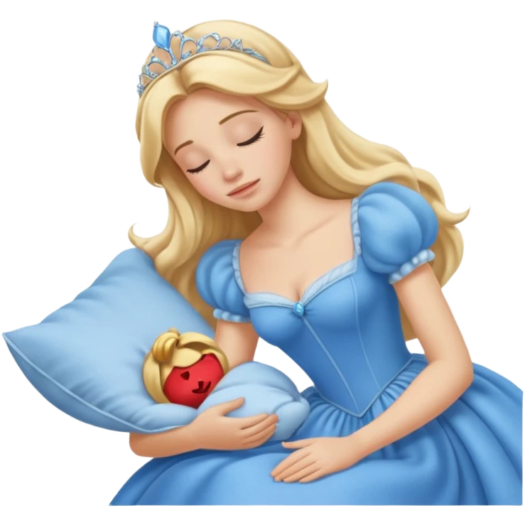 Sleeping Cinderella emoji