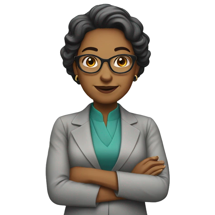 Maça como professora emoji