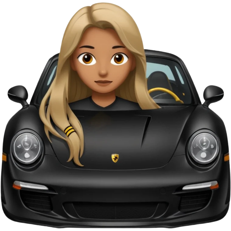 Porsche girl emoji