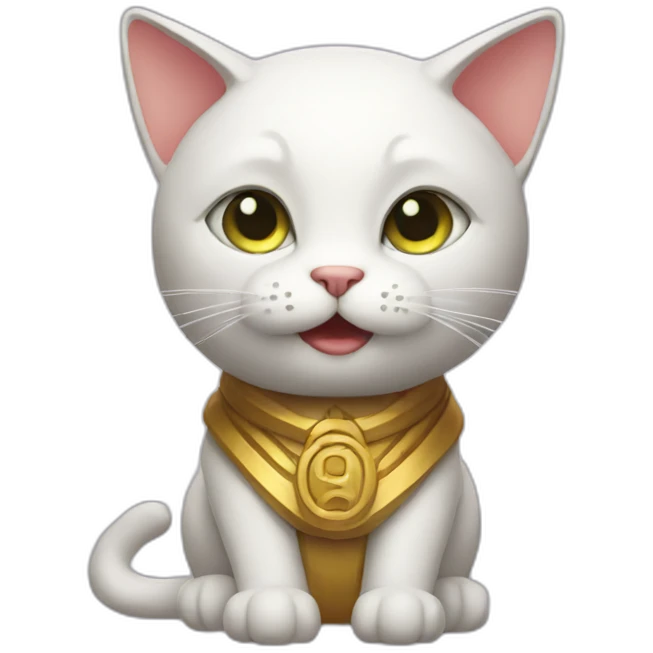 Cat god luck emoji