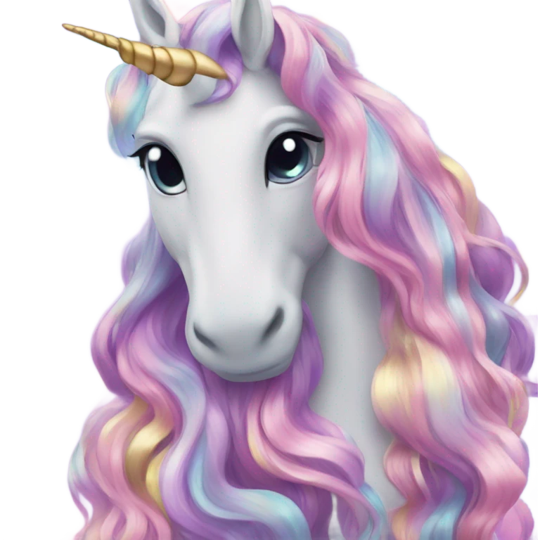 Mermaid unicorn emoji