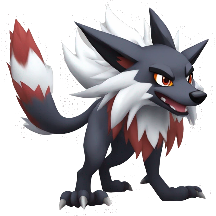  Incineroar Zoroark Lycanroc Fakemon emoji