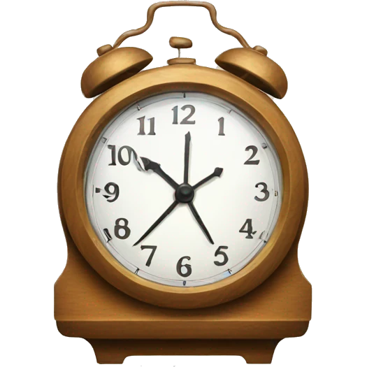clock that tea  emoji