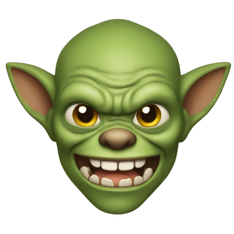 Gremlin face emoji
