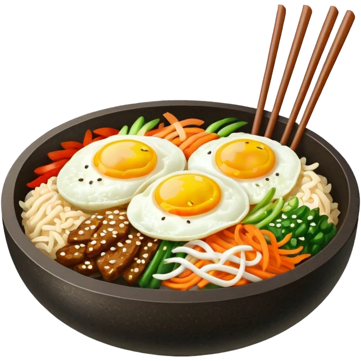 Create an emoji for Korean ishiyaki bibinba   emoji
