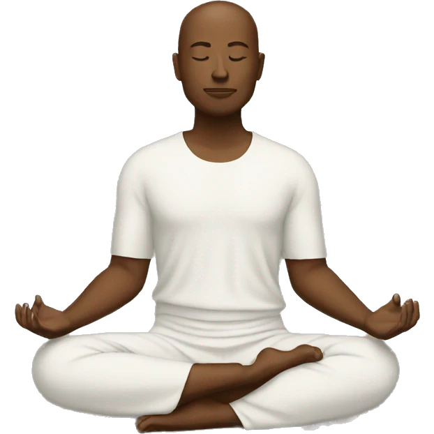 Meditation emoji