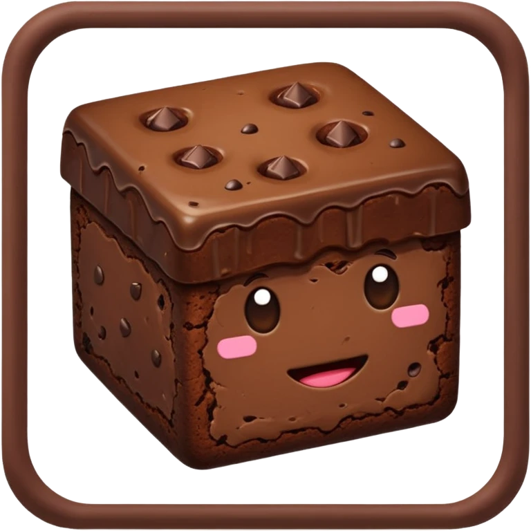Brownie emoji