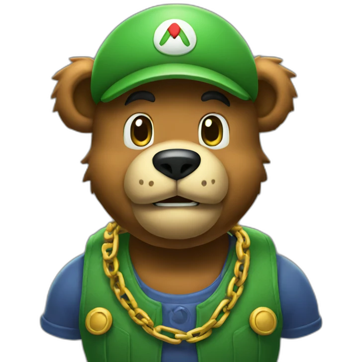 bear chain mario emoji
