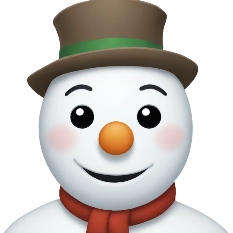 a snowman  emoji