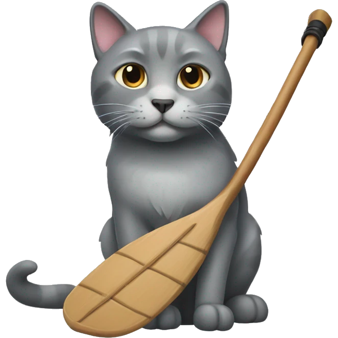 Grey cat scottish oar emoji