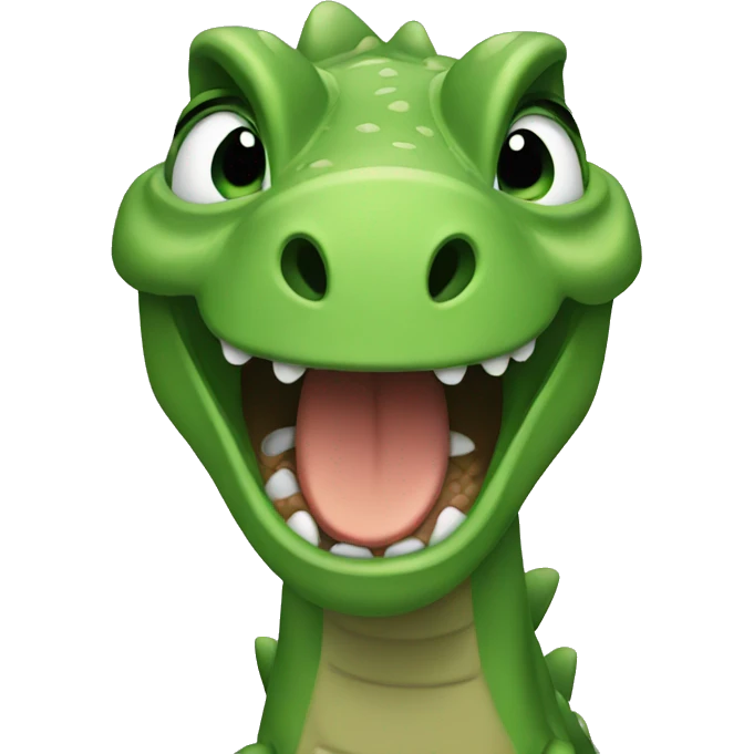 Crying dinosaur  emoji