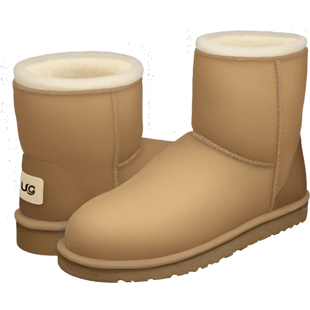 Shoes UGG without a logo emoji