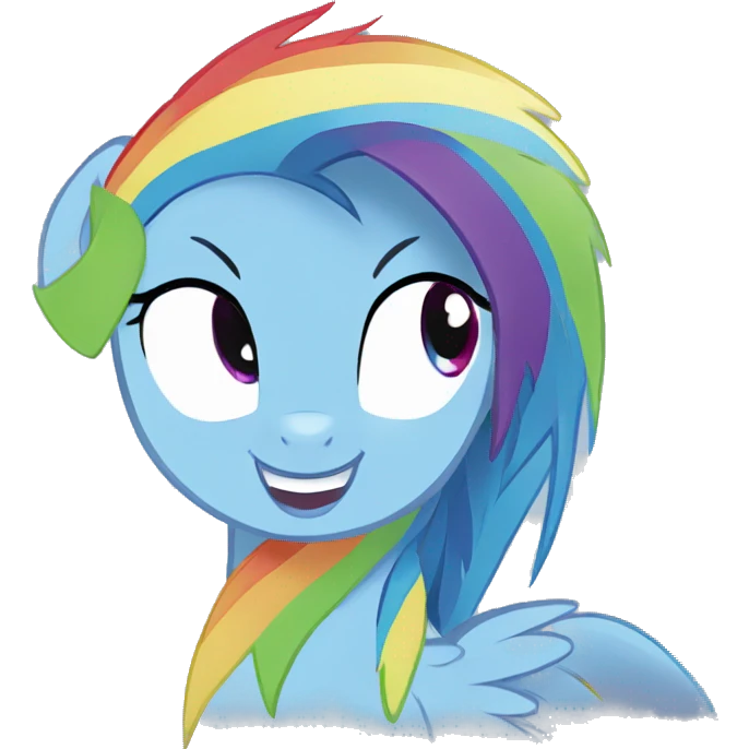 Rainbow dash mlp emoji
