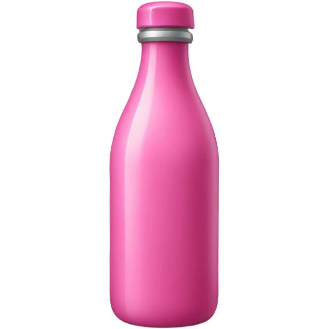 bottle coffee pink emoji