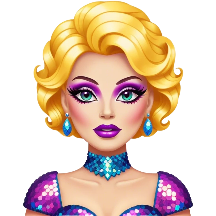 Drag queen emoji