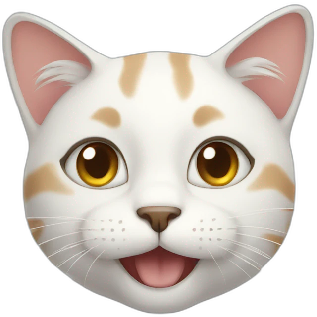 Cat smiles emoji