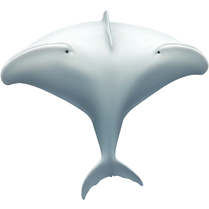 white whale , underside emoji