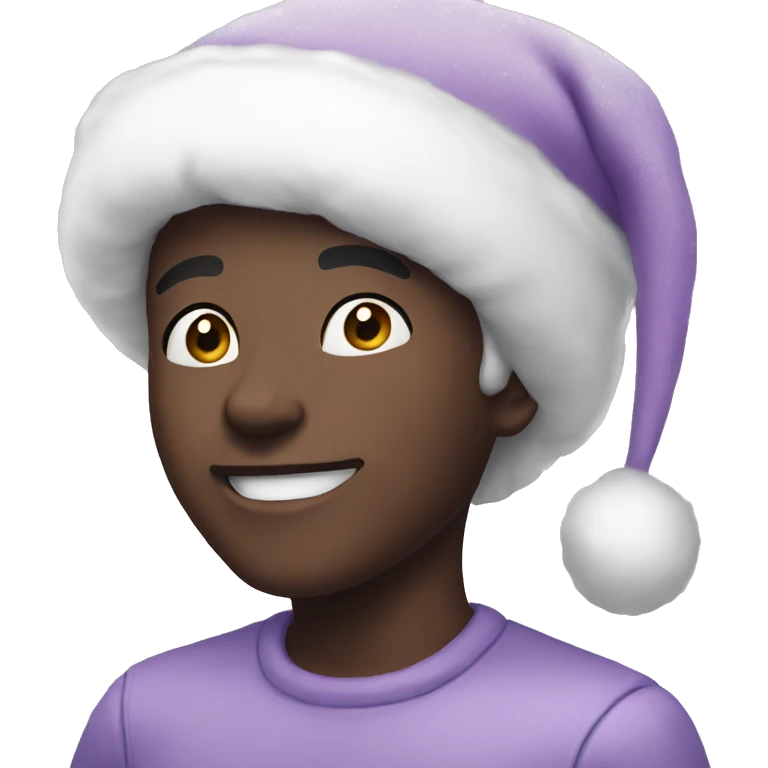 lilac christmas emoji