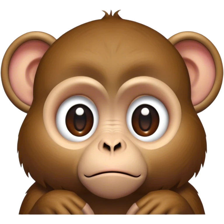 Sad monkey emoji