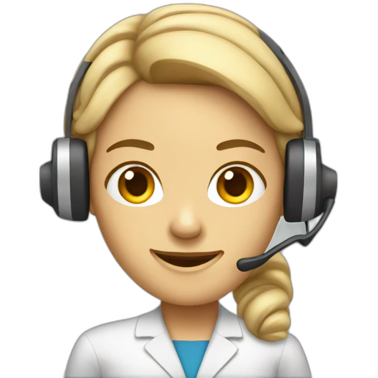 telemarketing attendant emoji