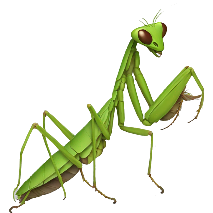 Preying mantis emoji