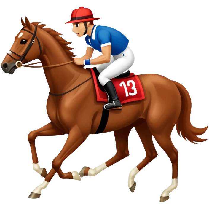 Kentucky Derby horse emoji