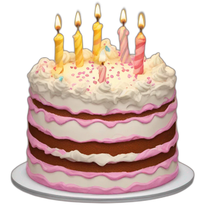 Birthday cake emoji