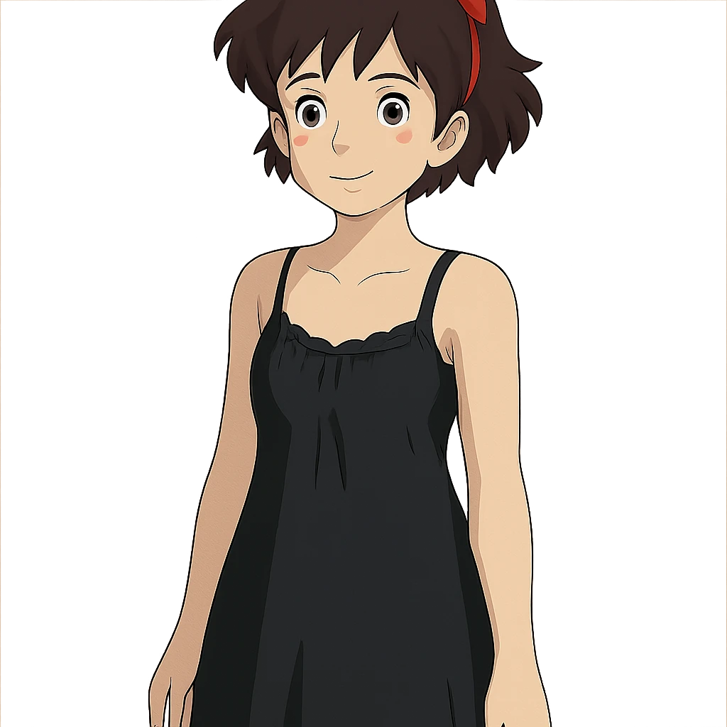 black nightgown emoji