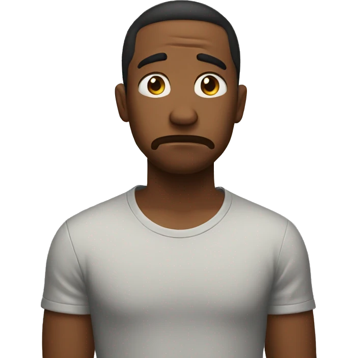 Worried emoji