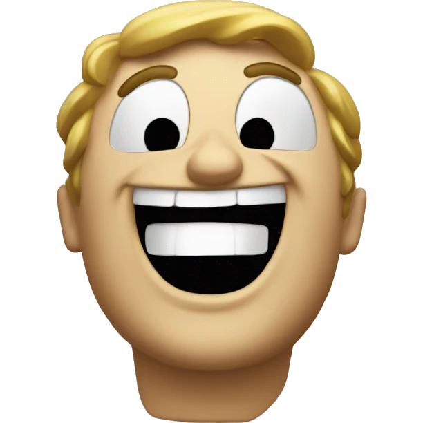 "laughing 3d man with LOL words" emoji