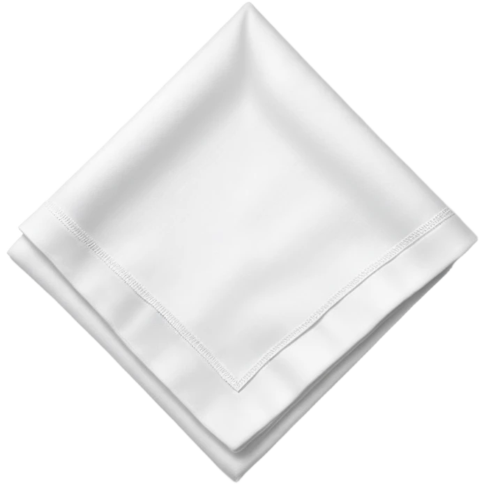 White napkin  emoji