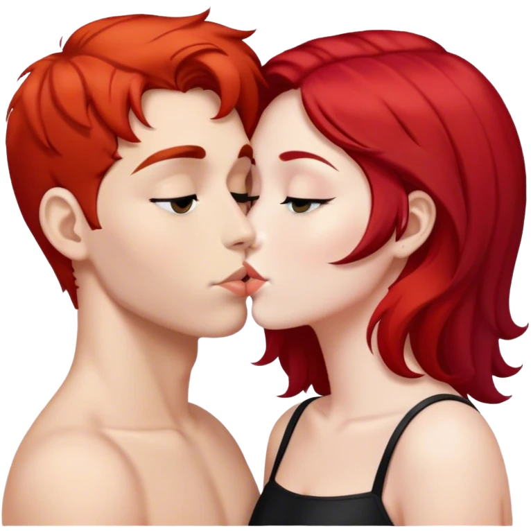 ron weasley and harry potter kiss emoji