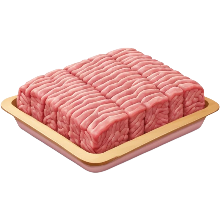 a pack of minced pork  emoji