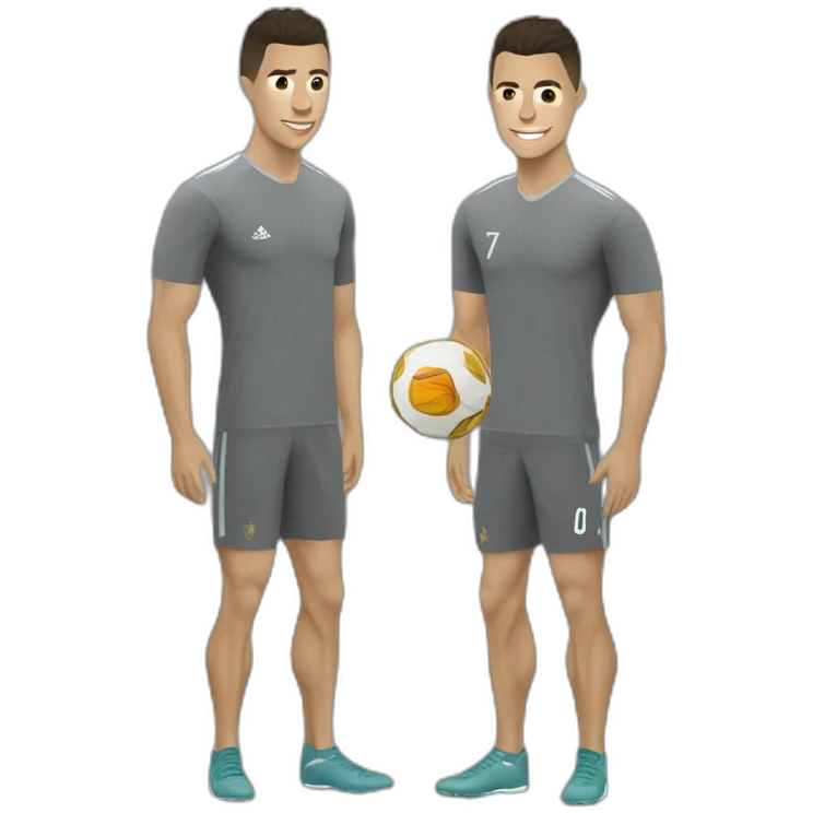 Ronaldo qui fait la vaisselle  emoji