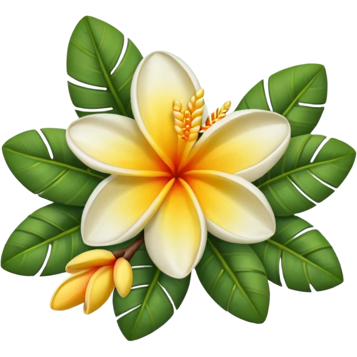 Frangipani emoji