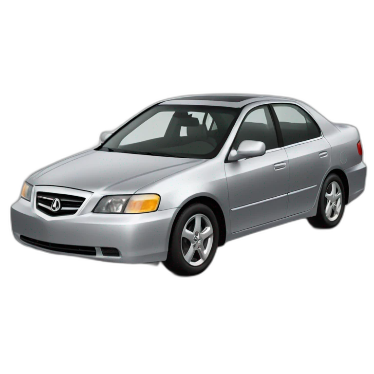 silver 2002 acura EL emoji