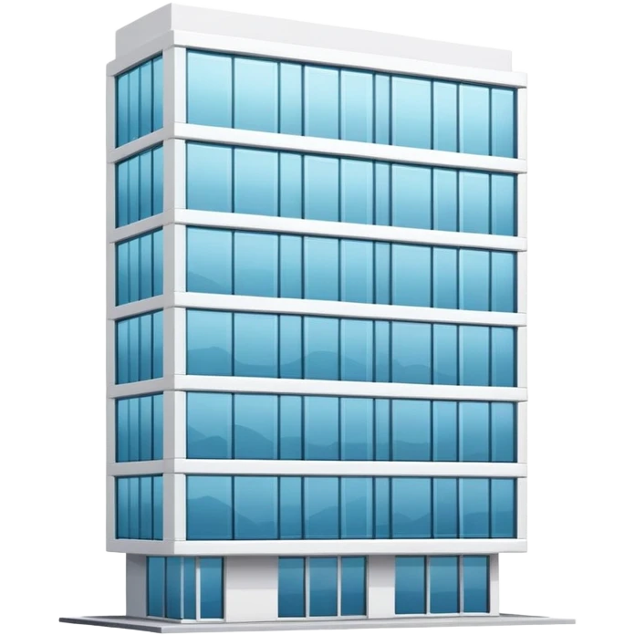 modern apartment building with sleek design emoji