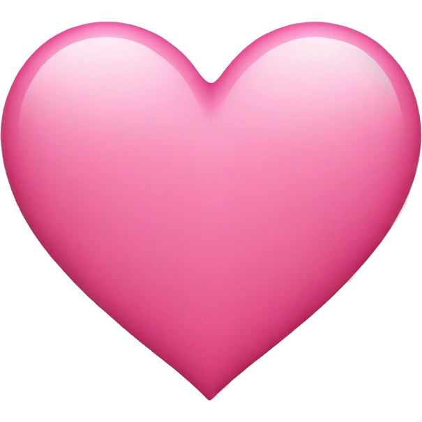 Pink heart emoji