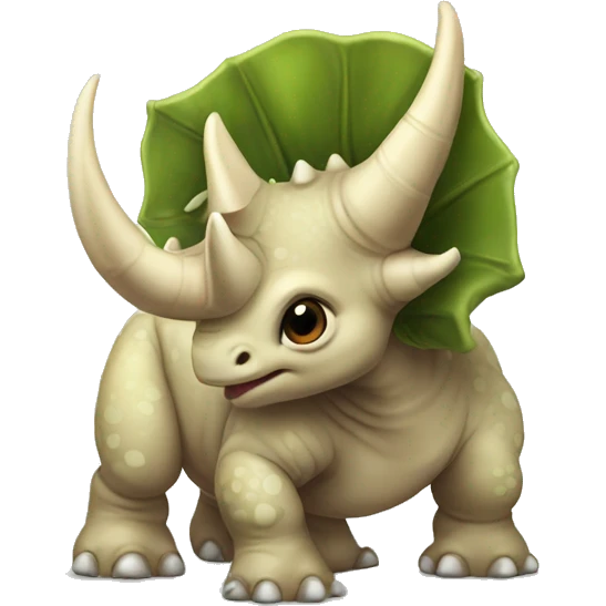 Triceratops baby emoji