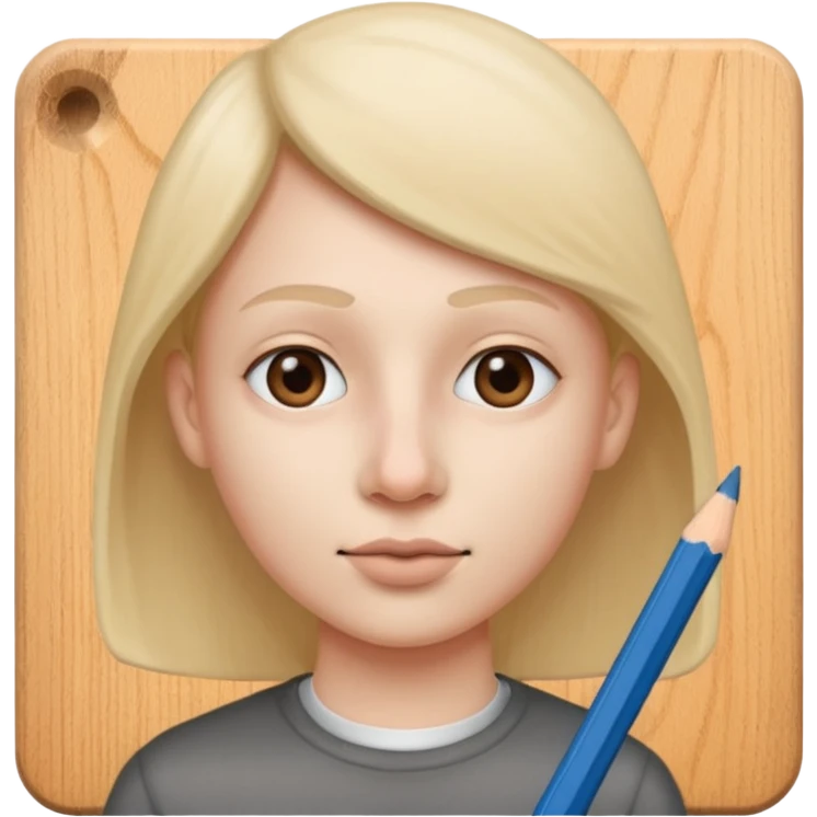 A person with 15 IQ The nose hás an Pencil over it emoji