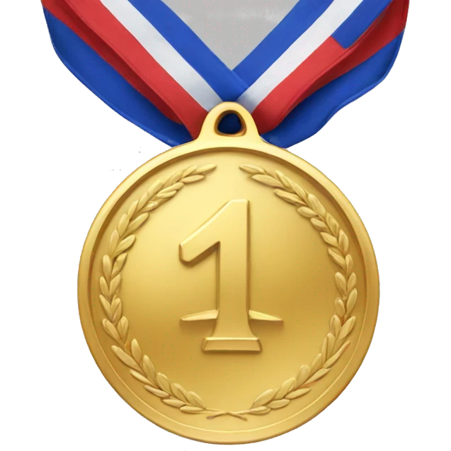 1st place gold medal emoji