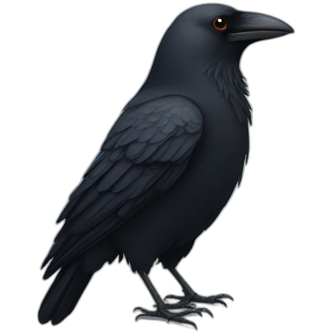 Crow emoji