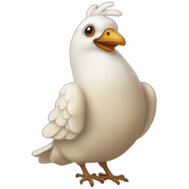 Colombe caca emoji